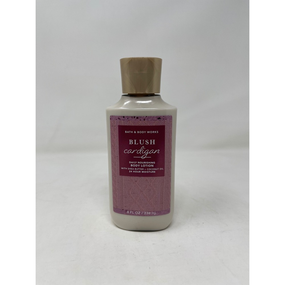 Bath & Body Works Body Lotion Women 8oz Pink New Blush Cardigan Shea Coconut Oil